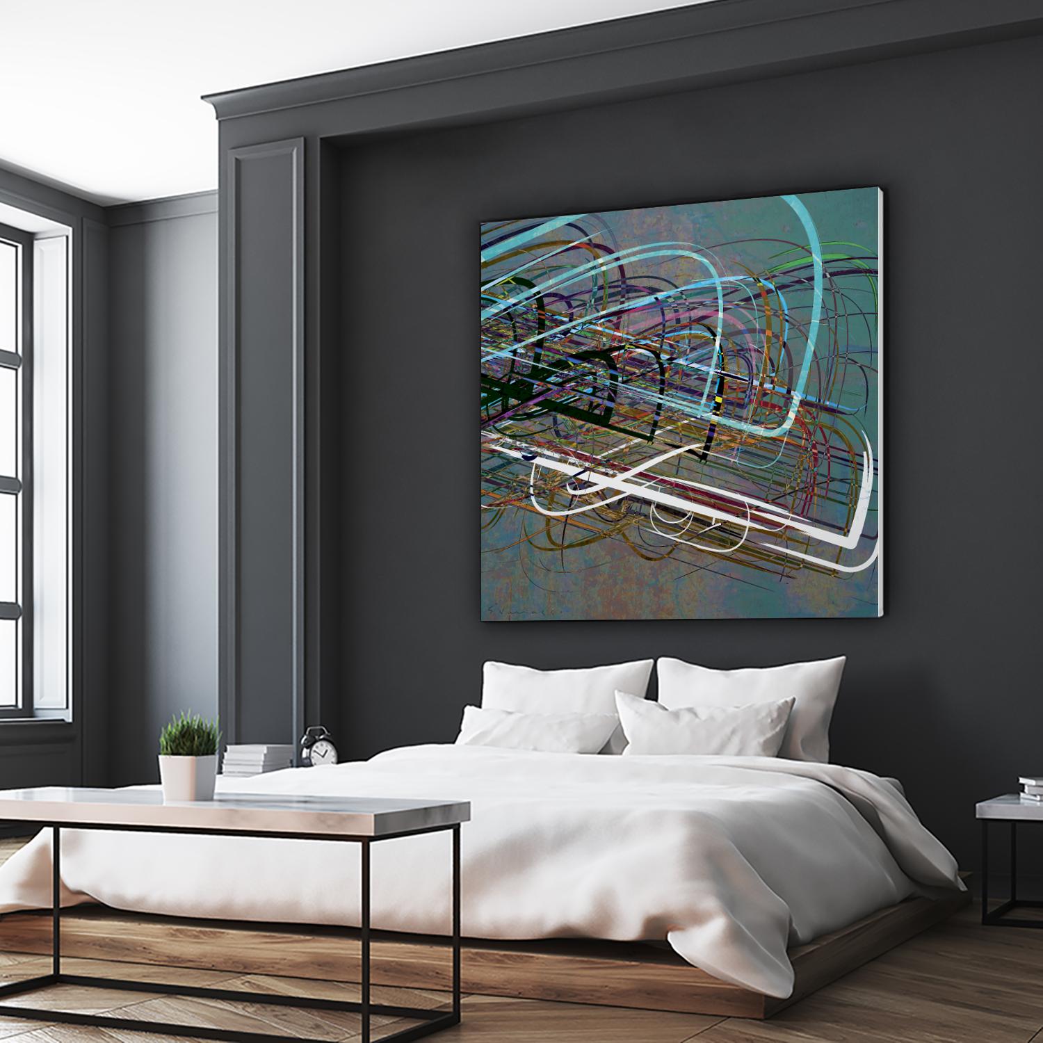 Electrical Currents III by Enrico Varrasso on GIANT ART - black abstract