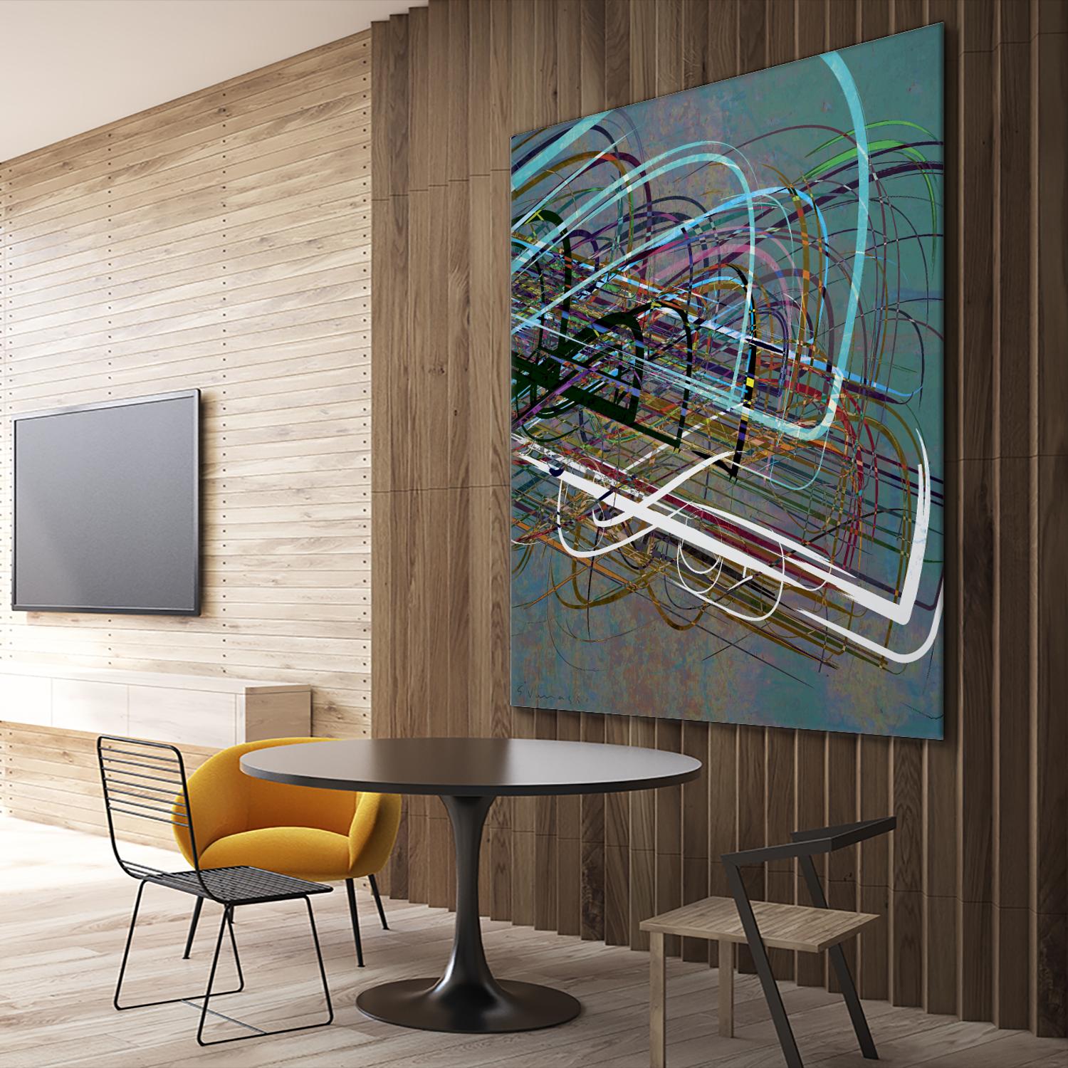 Electrical Currents III by Enrico Varrasso on GIANT ART - black abstract