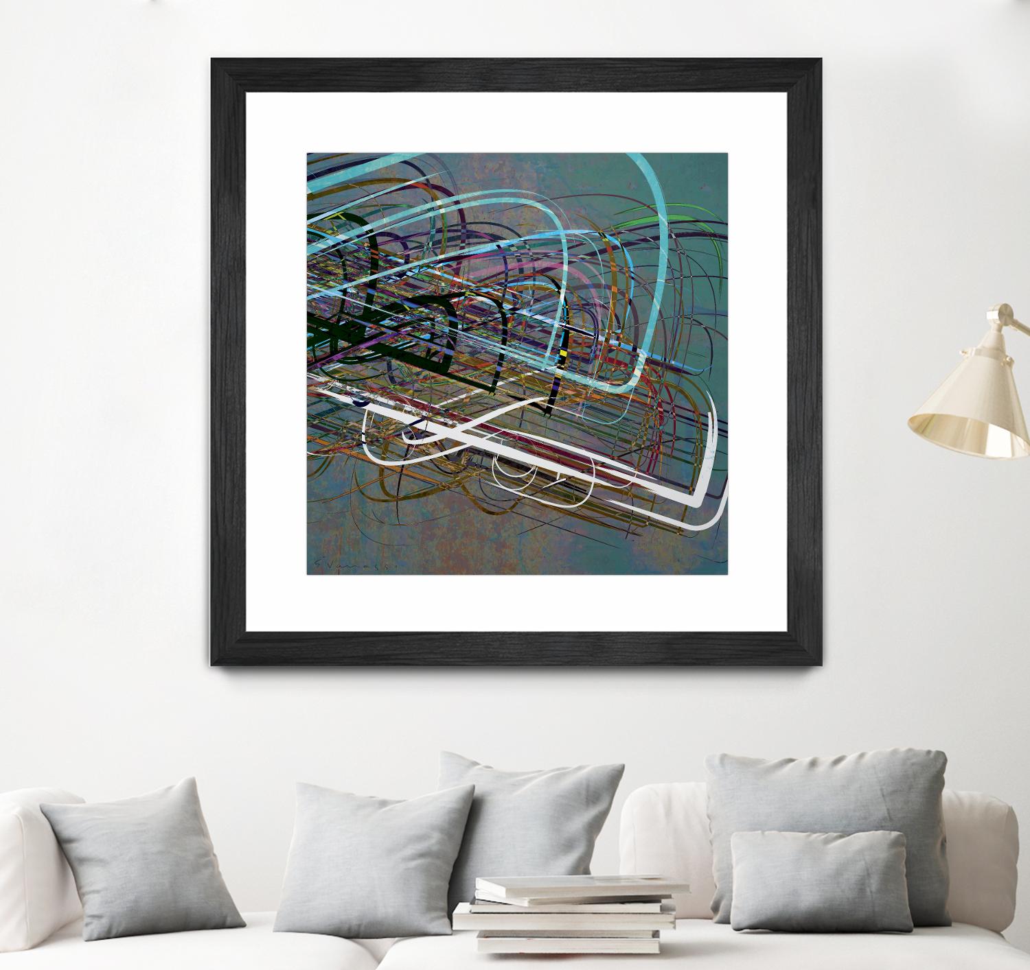 Electrical Currents III by Enrico Varrasso on GIANT ART - black abstract