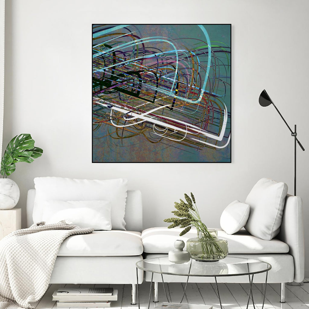 Electrical Currents III by Enrico Varrasso on GIANT ART - black abstract