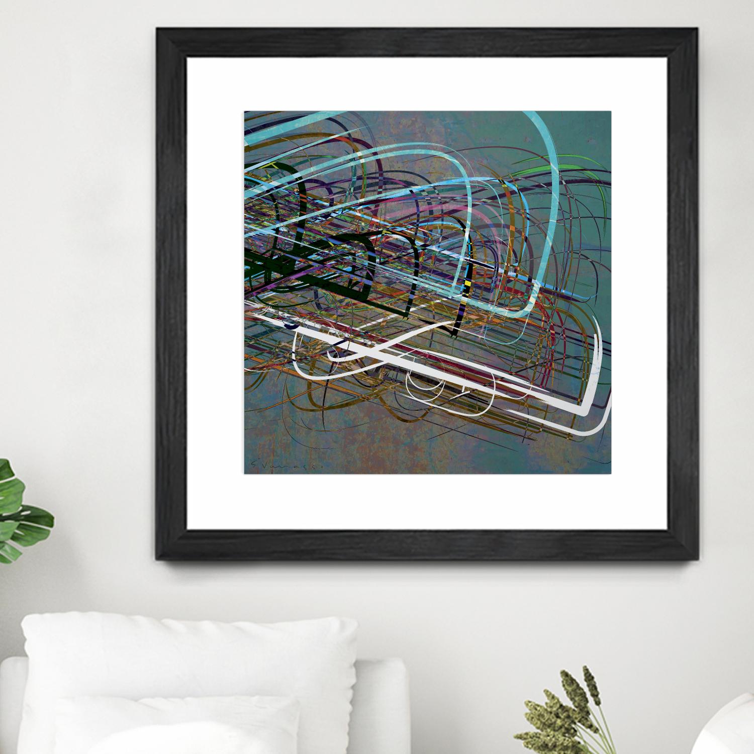 Electrical Currents III by Enrico Varrasso on GIANT ART - black abstract