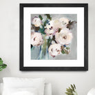 Pale Pink Bouquet I by Valeria Mravyan on GIANT ART - grey floral