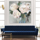 Pale Pink Bouquet II by Valeria Mravyan on GIANT ART - green floral