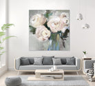 Pale Pink Bouquet II by Valeria Mravyan on GIANT ART - green floral