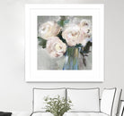 Pale Pink Bouquet II by Valeria Mravyan on GIANT ART - green floral