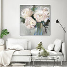 Pale Pink Bouquet II by Valeria Mravyan on GIANT ART - green floral
