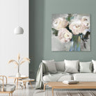 Pale Pink Bouquet II by Valeria Mravyan on GIANT ART - green floral