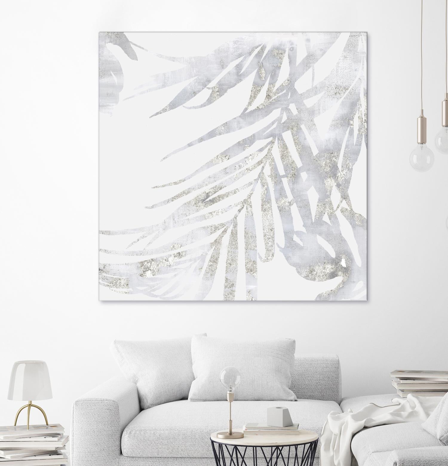 Faded Leaves II by Eva Watts on GIANT ART - grey botany