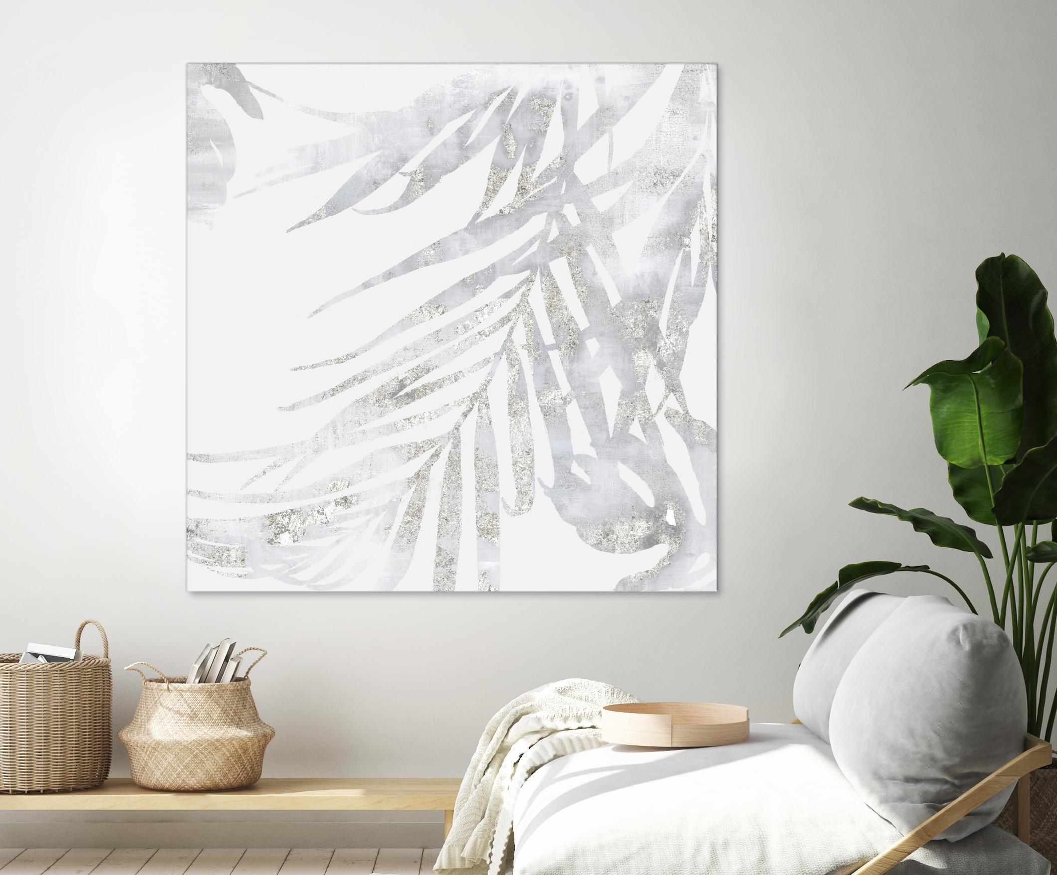 Faded Leaves II by Eva Watts on GIANT ART - grey botany