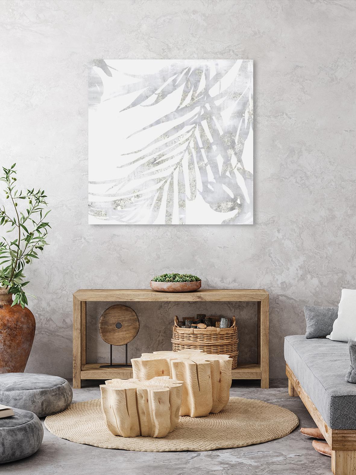 Faded Leaves II by Eva Watts on GIANT ART - grey botany