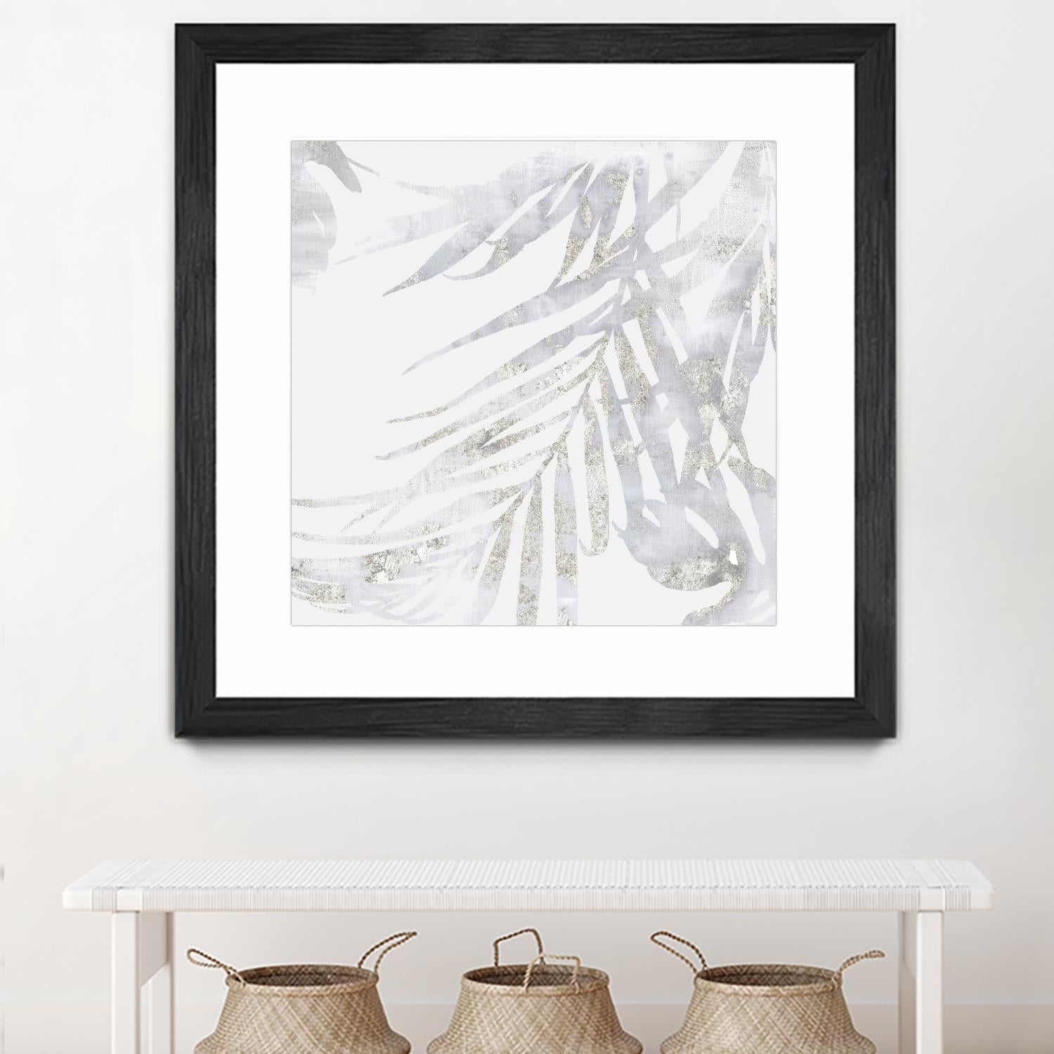 Faded Leaves II by Eva Watts on GIANT ART - grey botany