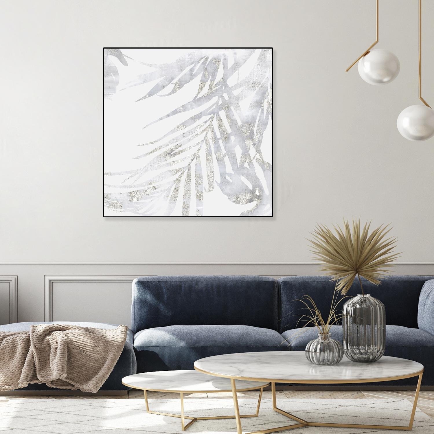 Faded Leaves II by Eva Watts on GIANT ART - grey botany