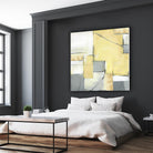 Golden Abstract II by Eva Watts on GIANT ART - white abstract