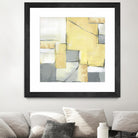 Golden Abstract II by Eva Watts on GIANT ART - white abstract