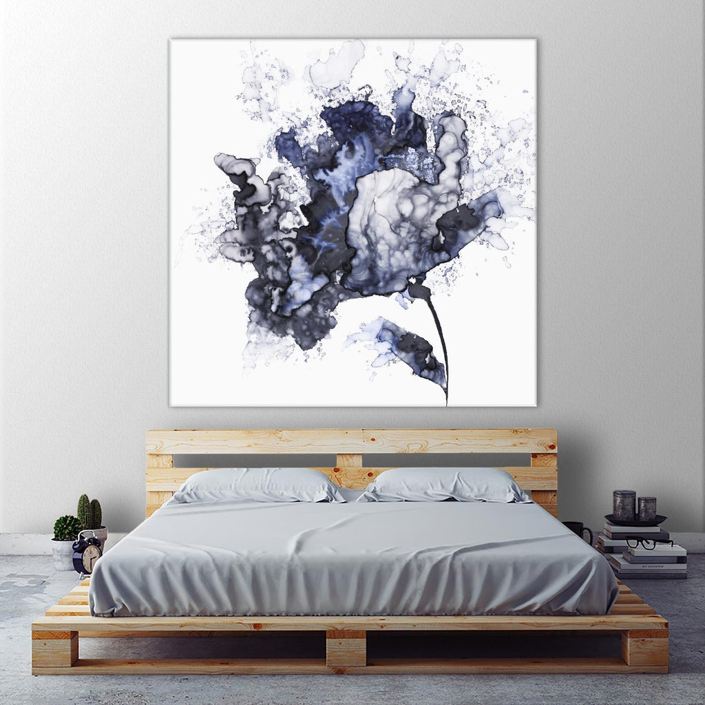 Exploding Leaf by Eva Watts on GIANT ART - white abstract