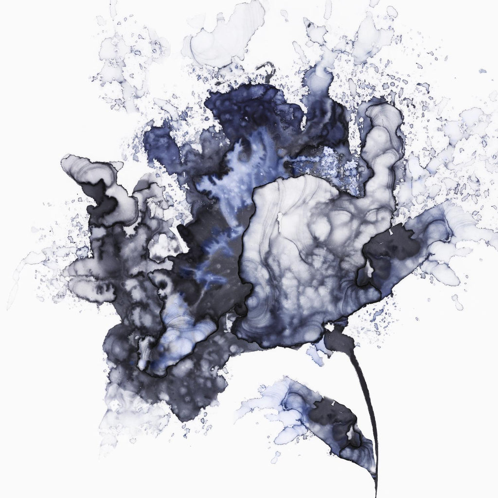 Exploding Leaf d'Eva Watts sur GIANT ART - abstrait blanc