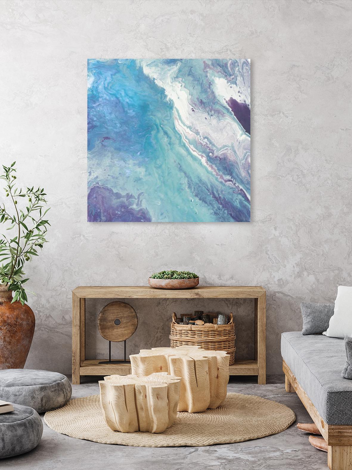 Water From Above II by Eva Watts on GIANT ART - white abstract