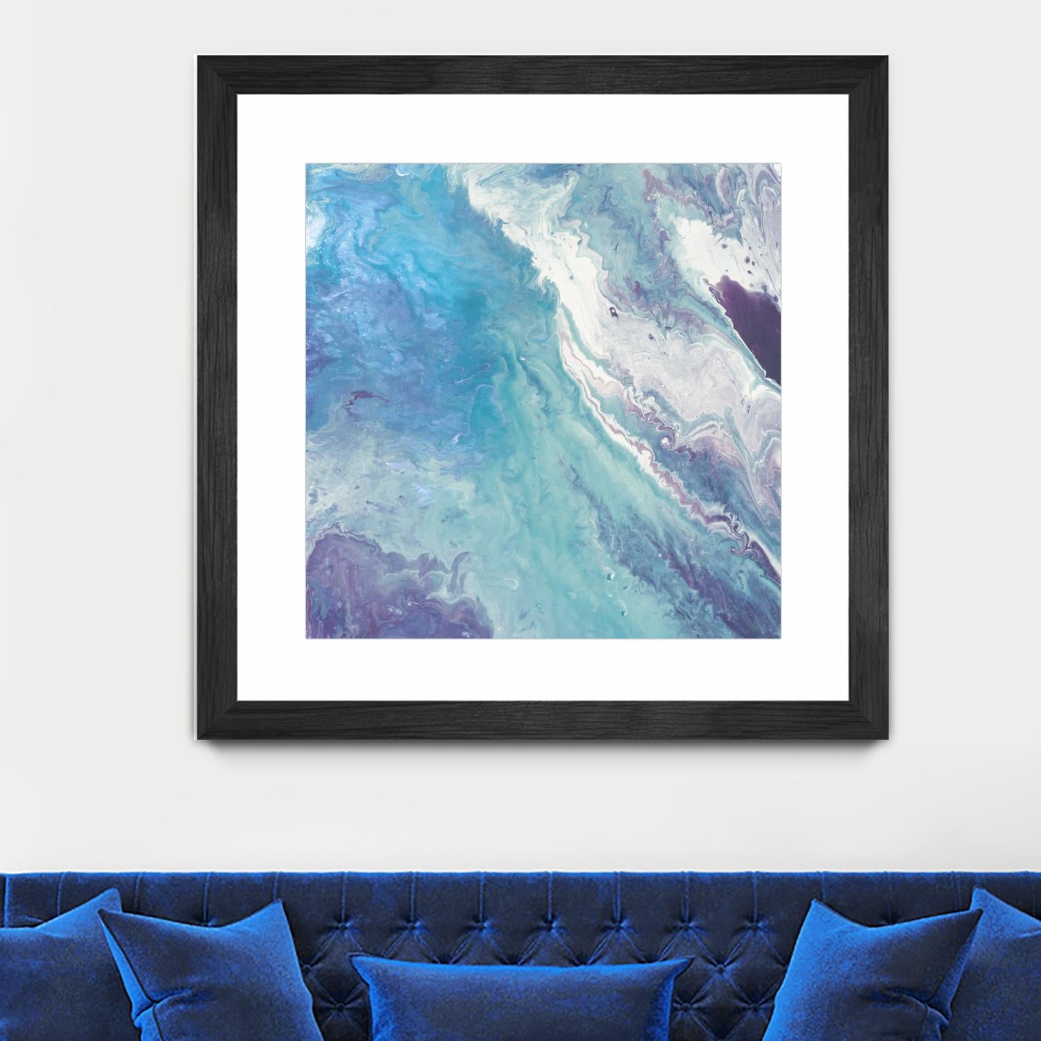 Water From Above II by Eva Watts on GIANT ART - white abstract