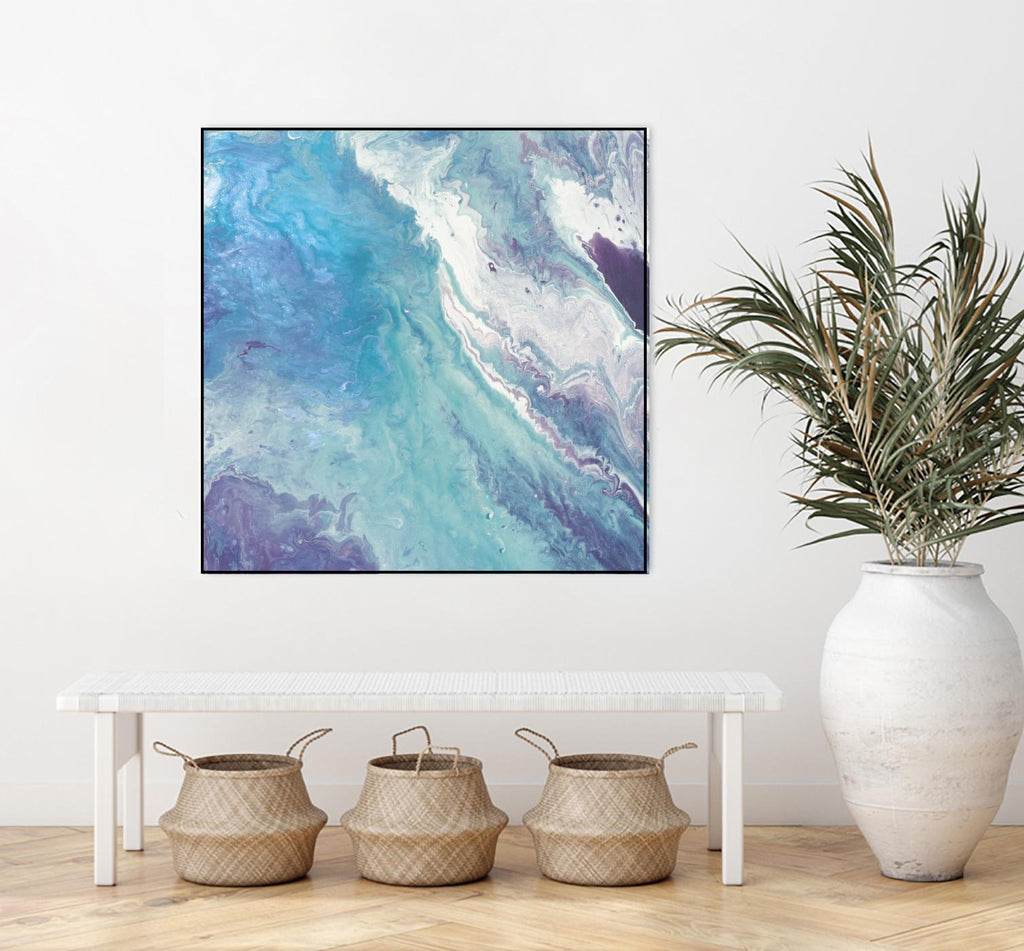 Water From Above II by Eva Watts on GIANT ART - white abstract