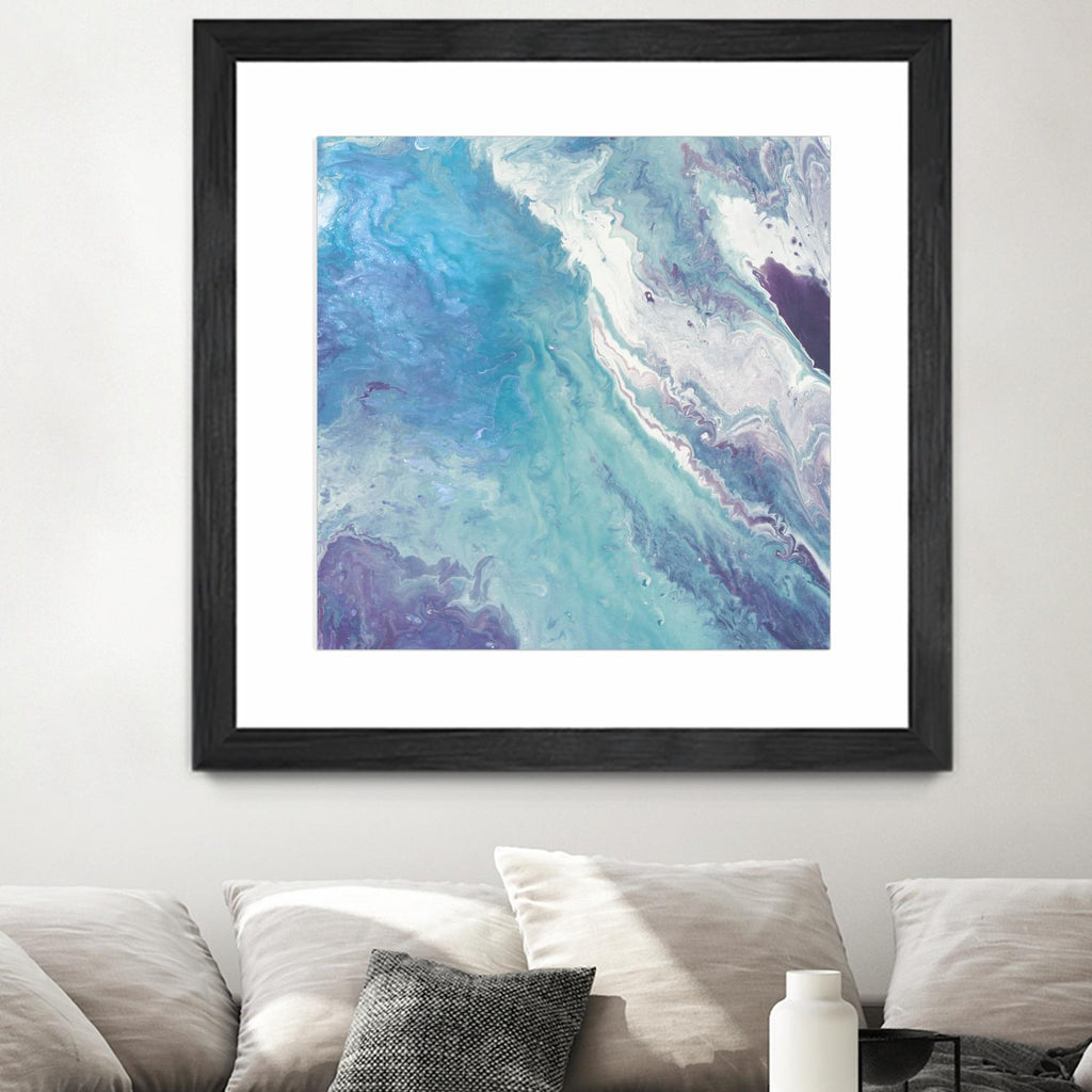 Water From Above II by Eva Watts on GIANT ART - white abstract
