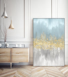 Neutral Wave Lenghts III by Eva Watts on GIANT ART - gold abstract