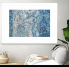 Blue Abstract Elegance I by Eva Watts on GIANT ART - blue abstract