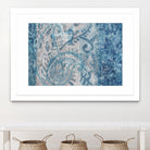 Blue Abstract Elegance I by Eva Watts on GIANT ART - blue abstract