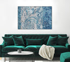 Blue Abstract Elegance I by Eva Watts on GIANT ART - blue abstract