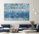 Blue Abstract Elegance II by Eva Watts on GIANT ART - white abstract