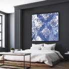 Blue Ex I by Eva Watts on GIANT ART - white abstract