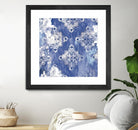 Blue Ex I by Eva Watts on GIANT ART - white abstract