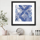 Blue Ex I by Eva Watts on GIANT ART - white abstract