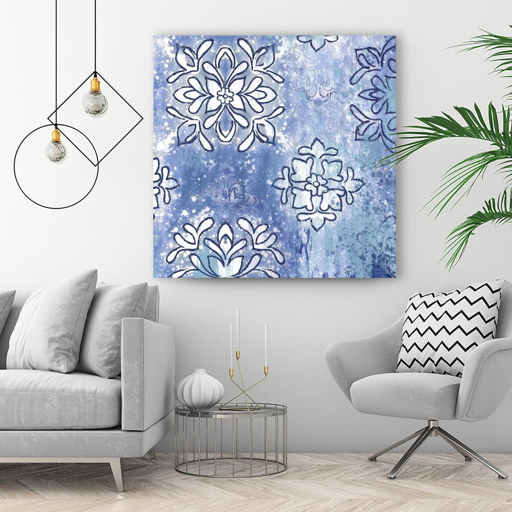 Blue Ex III by Eva Watts on GIANT ART - blue abstract