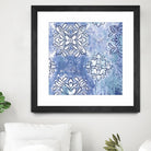 Blue Ex III by Eva Watts on GIANT ART - blue abstract