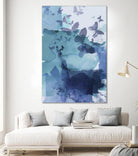 Tides II by Eva Watts on GIANT ART - cyan wildlife