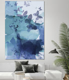 Tides II by Eva Watts on GIANT ART - cyan wildlife