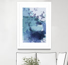 Tides II by Eva Watts on GIANT ART - cyan wildlife