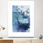 Tides II by Eva Watts on GIANT ART - cyan wildlife