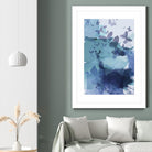 Tides II by Eva Watts on GIANT ART - cyan wildlife