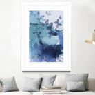 Tides II by Eva Watts on GIANT ART - cyan wildlife