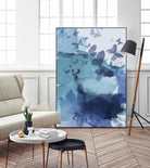 Tides II by Eva Watts on GIANT ART - cyan wildlife