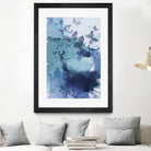 Tides II by Eva Watts on GIANT ART - cyan wildlife