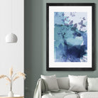 Tides II by Eva Watts on GIANT ART - cyan wildlife