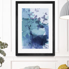 Tides II by Eva Watts on GIANT ART - cyan wildlife