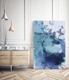 Tides II by Eva Watts on GIANT ART - cyan wildlife