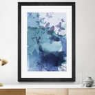 Tides II by Eva Watts on GIANT ART - cyan wildlife