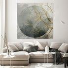 Mid Night II by Eva Watts on GIANT ART - gold trees