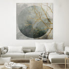 Mid Night II by Eva Watts on GIANT ART - gold trees