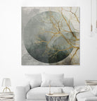 Mid Night II by Eva Watts on GIANT ART - gold trees