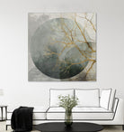 Mid Night II by Eva Watts on GIANT ART - gold trees